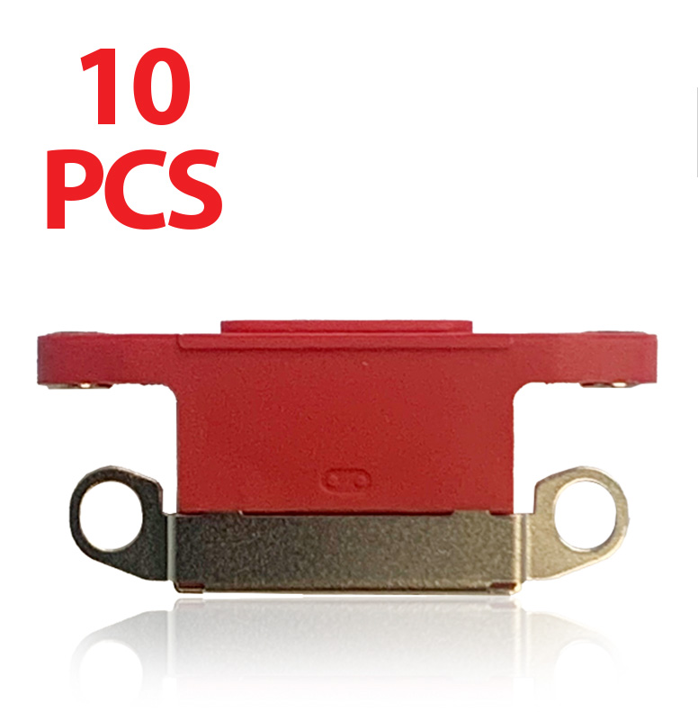 Charging Port Only For iPhone 11 (10 Pack) (Red) (Premium)