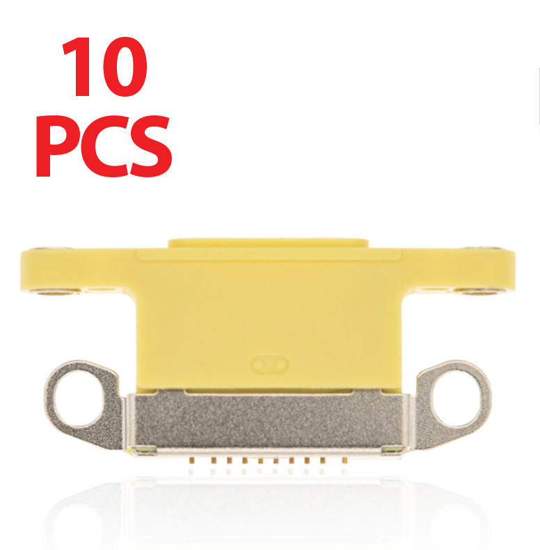 Charging Port Only Compatible With Iphone 11  (Yellow) (10 Pack)