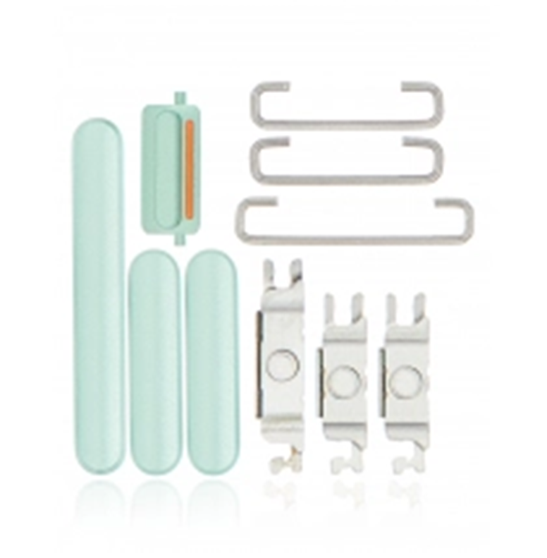 Hard Buttons (Power / Volume / Switch) For Iphone 11 (Green) (Premium)