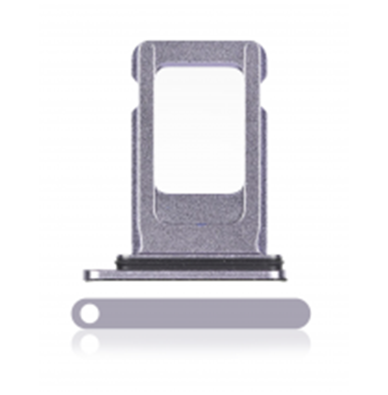 Single Sim Card Tray Compatible With Iphone 11 (Purple)