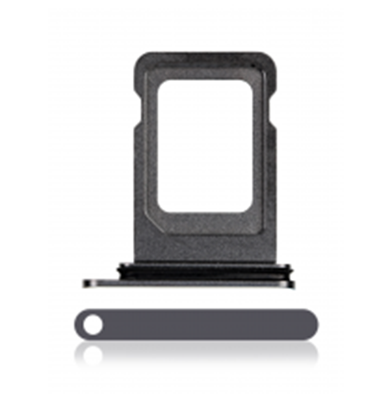 Single Sim Card Tray For iPhone 11 Pro / iPhone 11 Pro Max (Space Gray) (Premium)