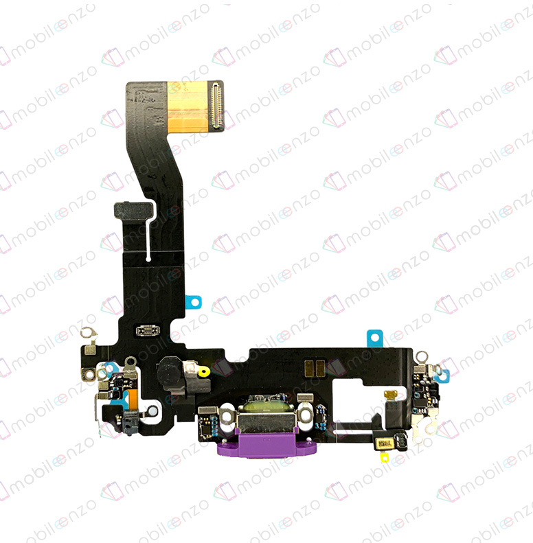 Charging Port Flex Cable For iPhone 12 / 12 Pro (Purple) (Premium)