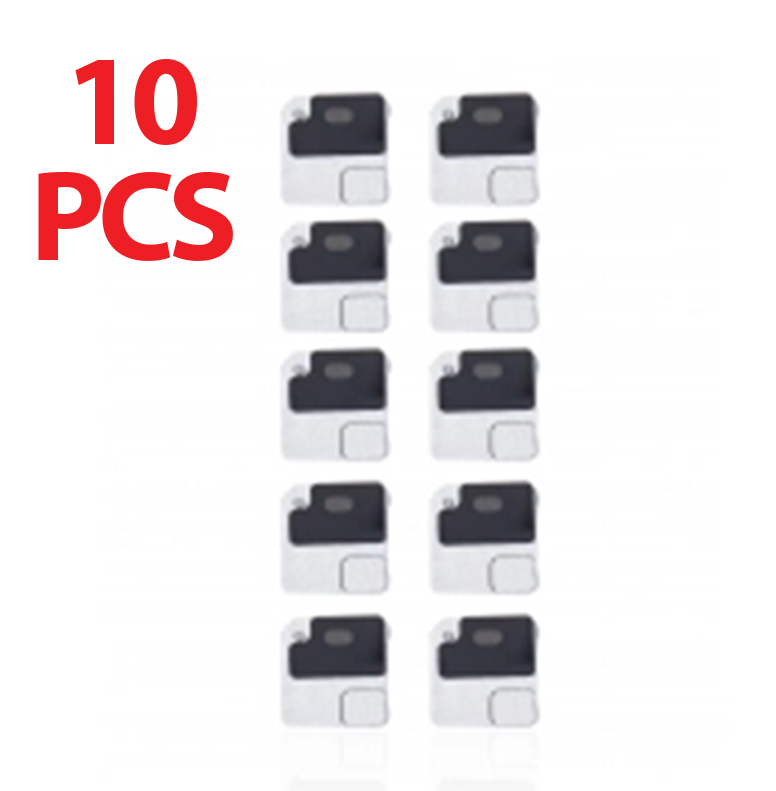 Flashlight / Power Flex Bracket With Microphone Mesh For iPhone 12 (Black) (10 Pack) (Premium)