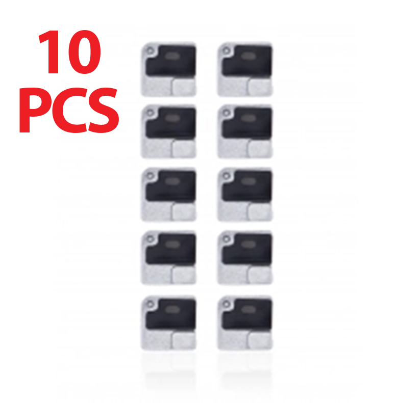 Flashlight / Power Flex Bracket With Microphone Mesh For iPhone 12 (10 Pack)(White) (Premium)