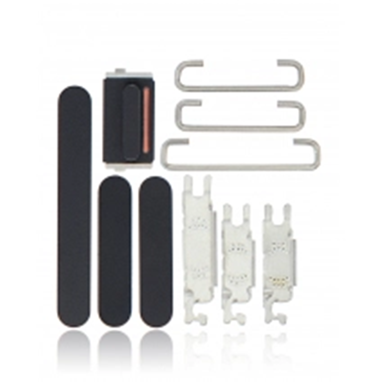 Hard Buttons (Power / Volume / Switch) For iPhone 12 (Black) (Premium)