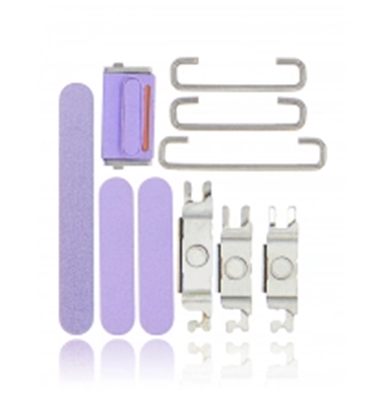Hard Buttons (Power / Volume / Switch) For iPhone 12 (Purple) (Premium)