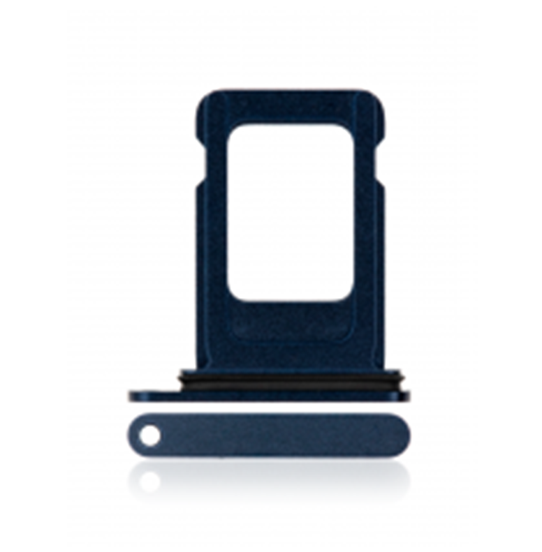 Single Sim Card Tray Compatible With iPhone 12 (Blue)