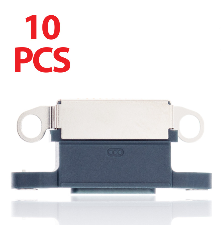 Charging Port Only For iPhone 12 Pro Max (10 Pack) (Pacific Blue) (Premium)