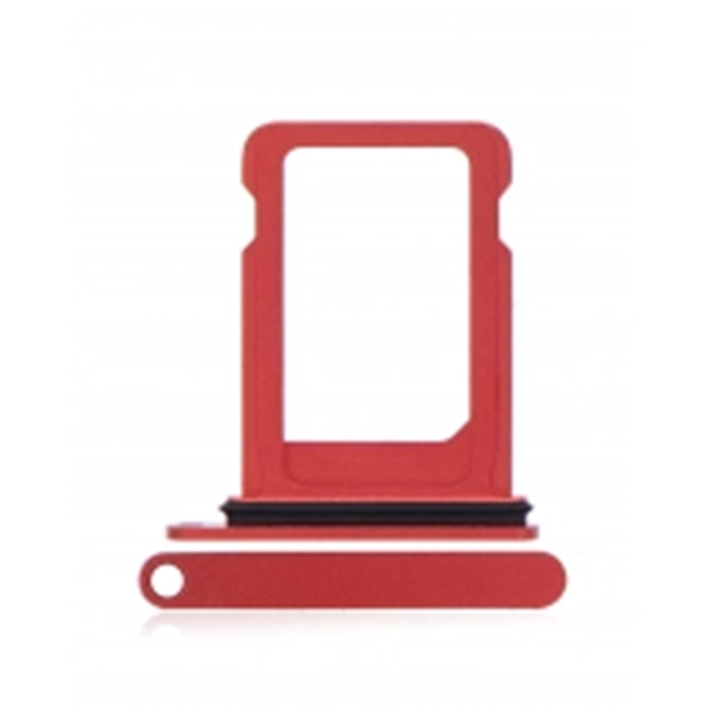 Single Sim Card Tray For iPhone 12 Mini / 13 Mini (Red) (Premium)
