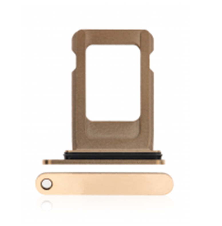 Single Sim Card Tray Compatible With Iphone 12 Pro / Iphone 12 Pro Max / 13 Pro / 13 Pro Max (Gold)