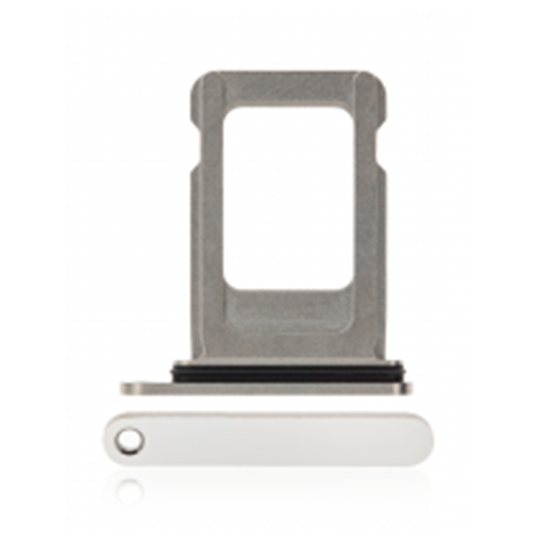 Single Sim Card Tray For iPhone 12 Pro / iPhone 12 Pro Max / 13 Pro / 13 Pro Max (Silver)