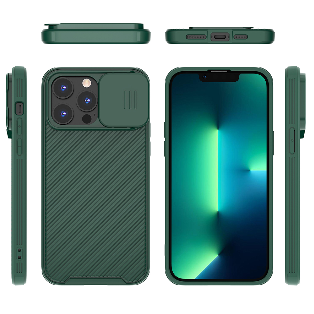 Mag Camera Cover Case for iPhone 14 Plus - Dark Green