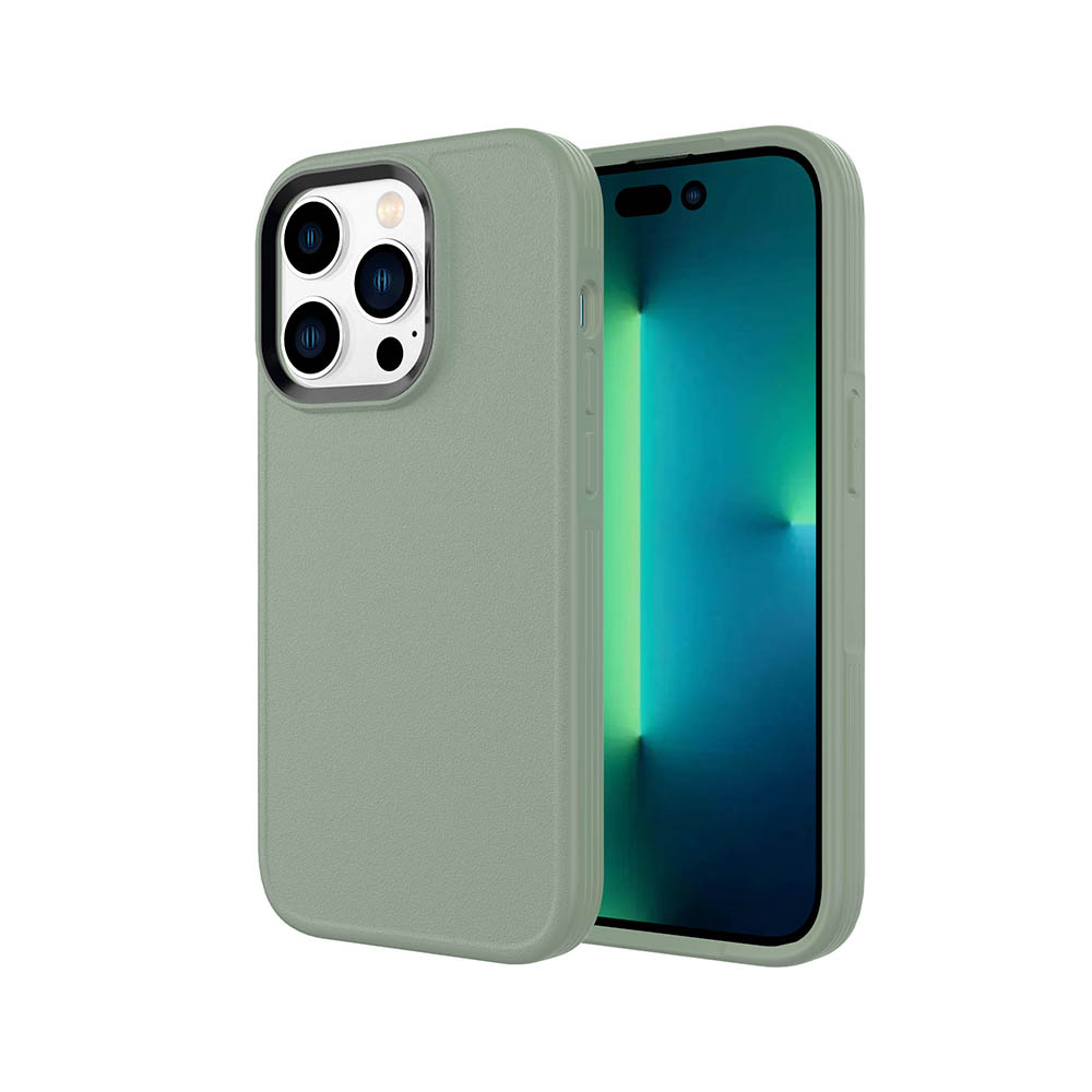 Metal Camera Circle Case for iPhone 15 Plus  / 14 Plus - Green