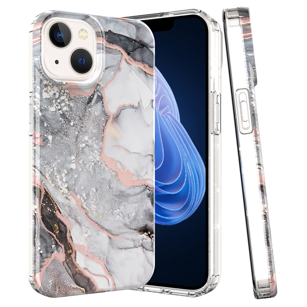 Shiny Design Case for iPhone 14 Plus - D7