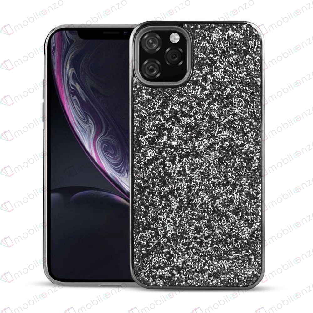 Color Diamond Hard Shell Case for iPhone 14 Pro - Black 