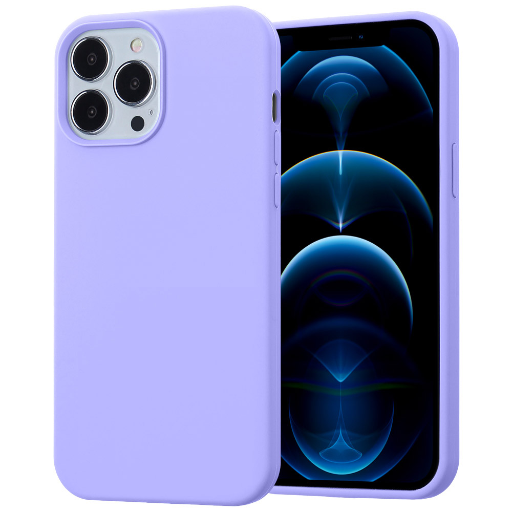Premium Silicone Case for IPhone 14 Pro - Light Purple