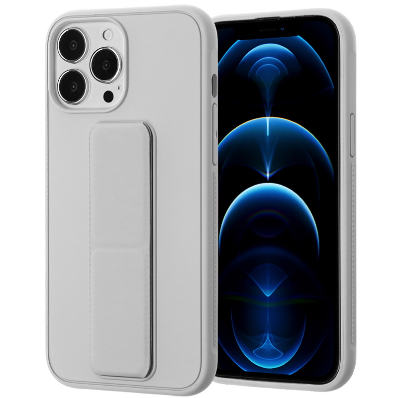 Wrist Strap Case for iPhone 14 Pro Max - Gray