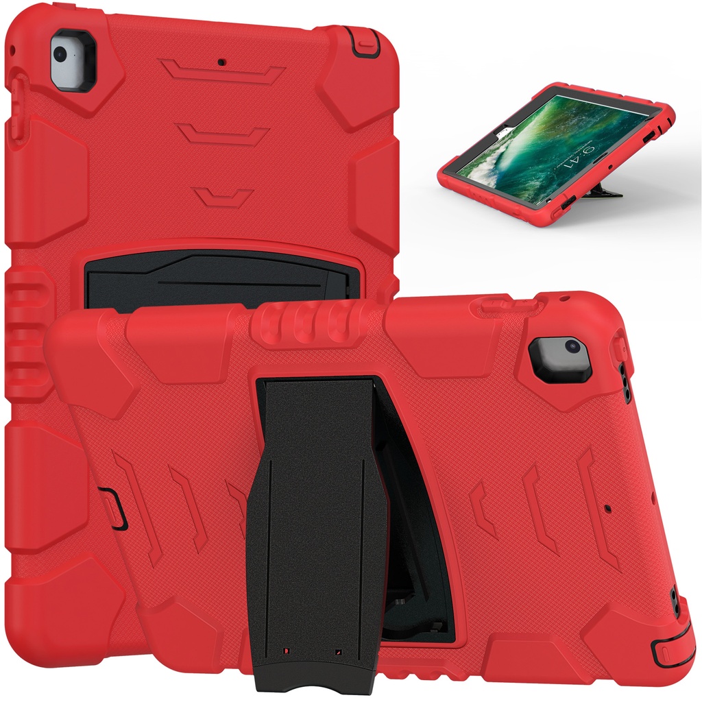 Heavy Duty Rugged Case for iPad 5 / 6 / 9.7  - Red
