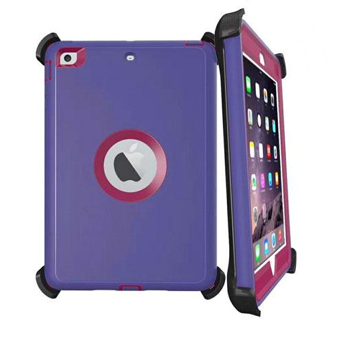 DualPro Protector Case for iPad 7 (10.2) - Purple & Burgundy