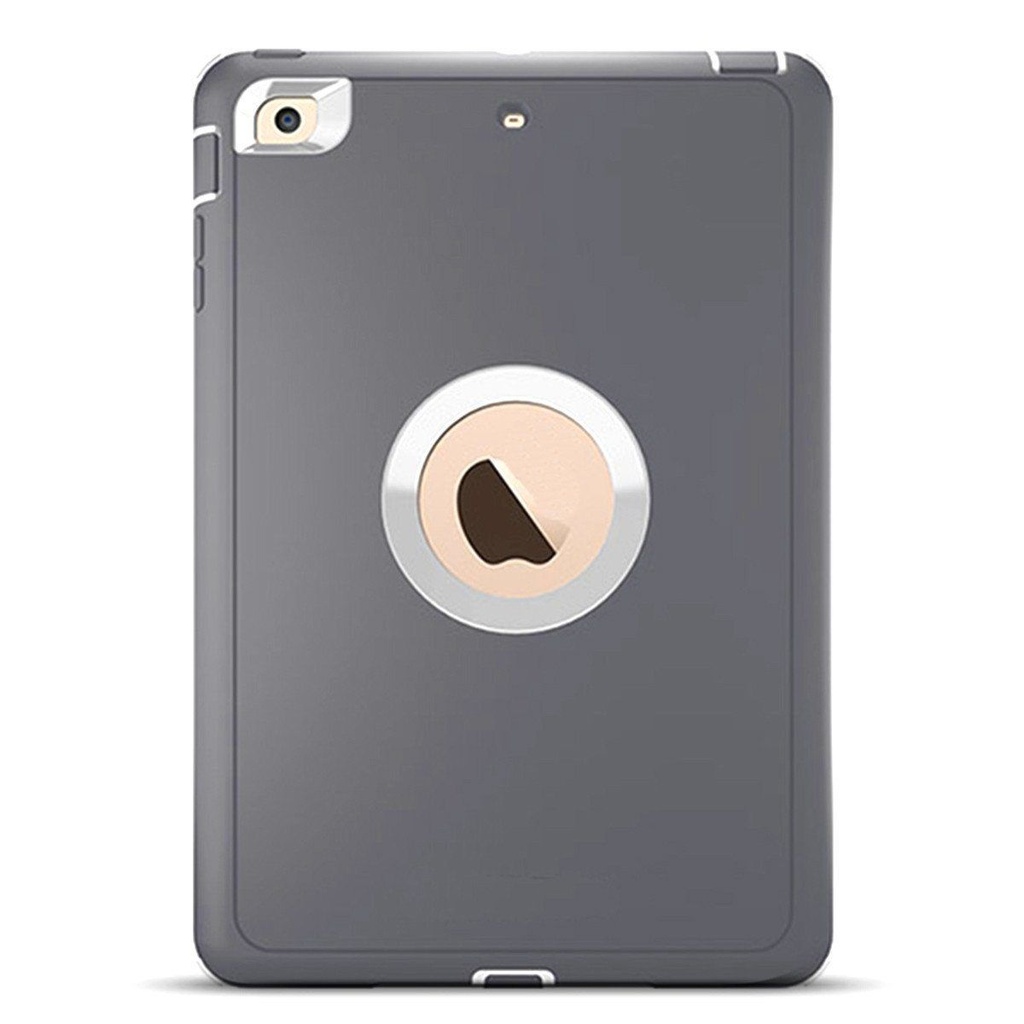 DualPro Protector Case  for iPad 7 (10.2) - Gray & White