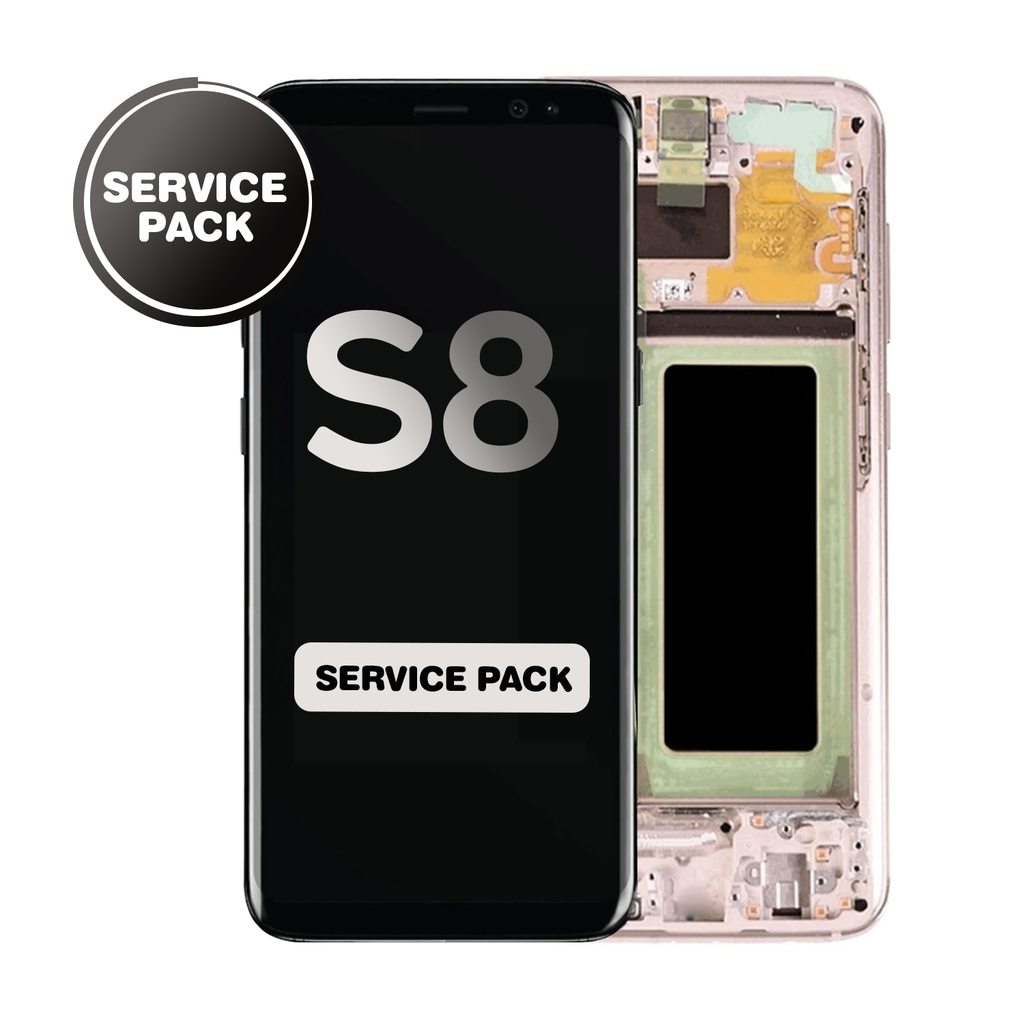 OLED Assembly for Samsung Galaxy S8 (G950) with Frame - Gold (Service Pack)