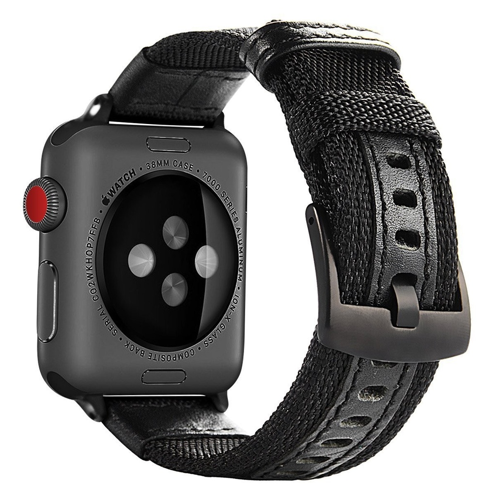 Honeycomb Stainless Steel Wrist Band iWatch 38/40/41mm - Black