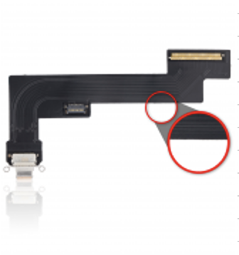 Charging Port Flex Cable Compatible For iPad Air 4 (WiFi Version) (Aftermarket Plus) (Rose Gold)