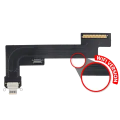 Charging Port Flex Cable For iPad Air 4 / Air 5 (WiFi Version) (Aftermarket) (Rose Gold)