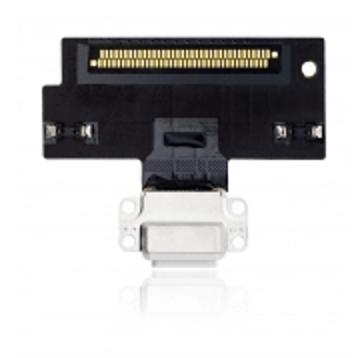 Charging Port Flex Cable Compatible For iPad Air 3 (Soldering Required) (Aftermarket Plus) (White)
