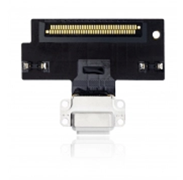 Charging Port Flex Cable For iPad Air 3 (Soldering Required) (Aftermarket) (White)