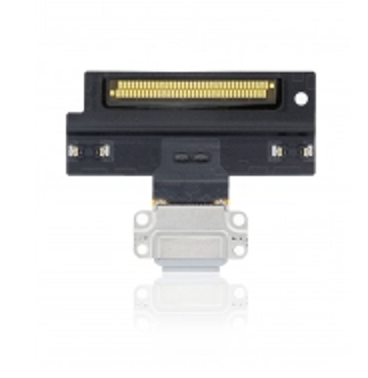 Charging Port Flex Cable Compatible For iPad Air 3 (Soldering Required) (Premium) (White)