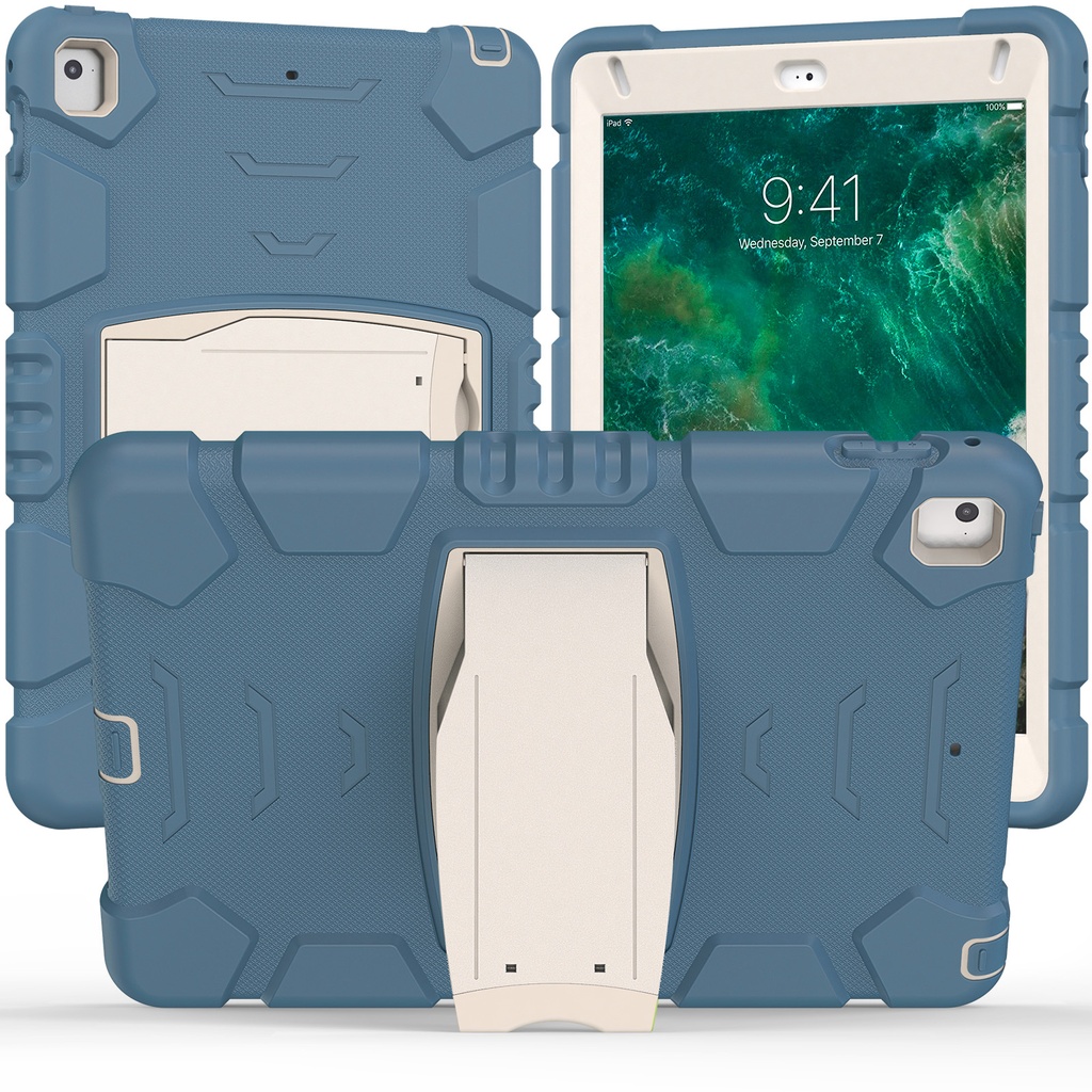 Heavy Duty Rugged Case for iPad 11 (2025) / iPad 10 (2022)  - Stone Blue