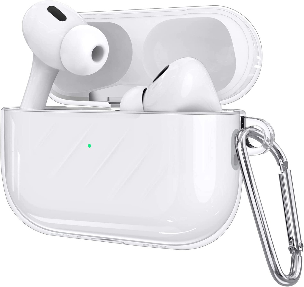 Hard Clear Protective Case for AirPods Pro (1st Gen) PC
