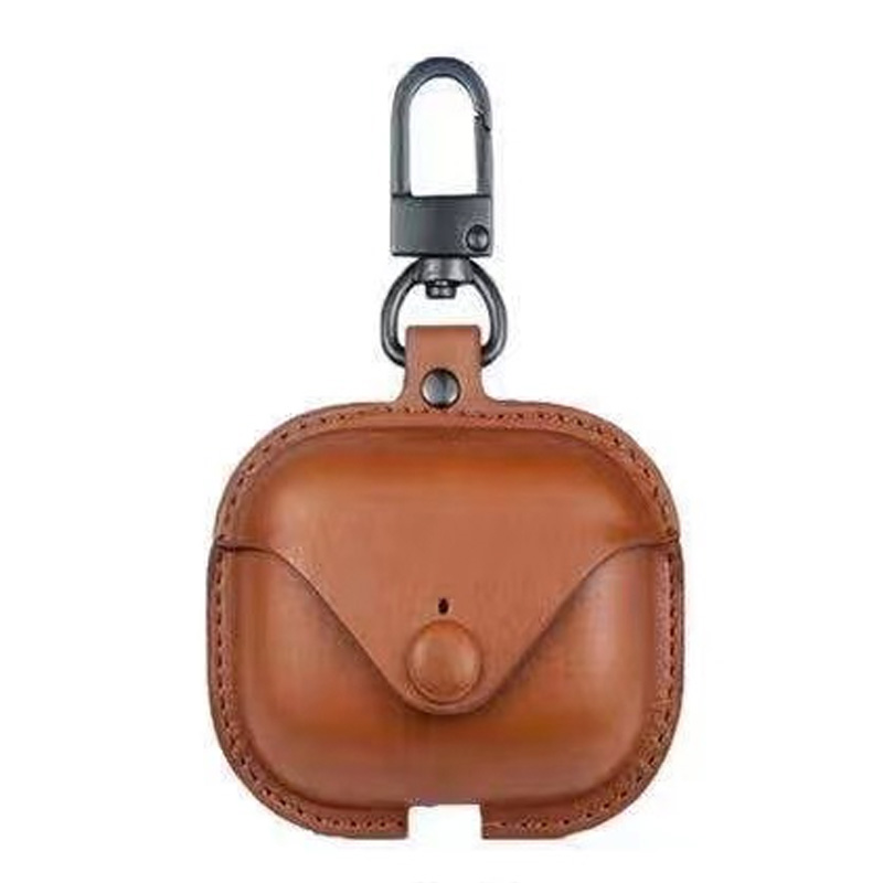 Leather Bag Case for AirPods (3rd Gen) - Brown