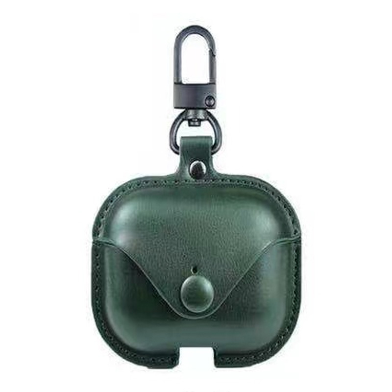 Leather Bag Case for AirPods (3rd Gen) - Green