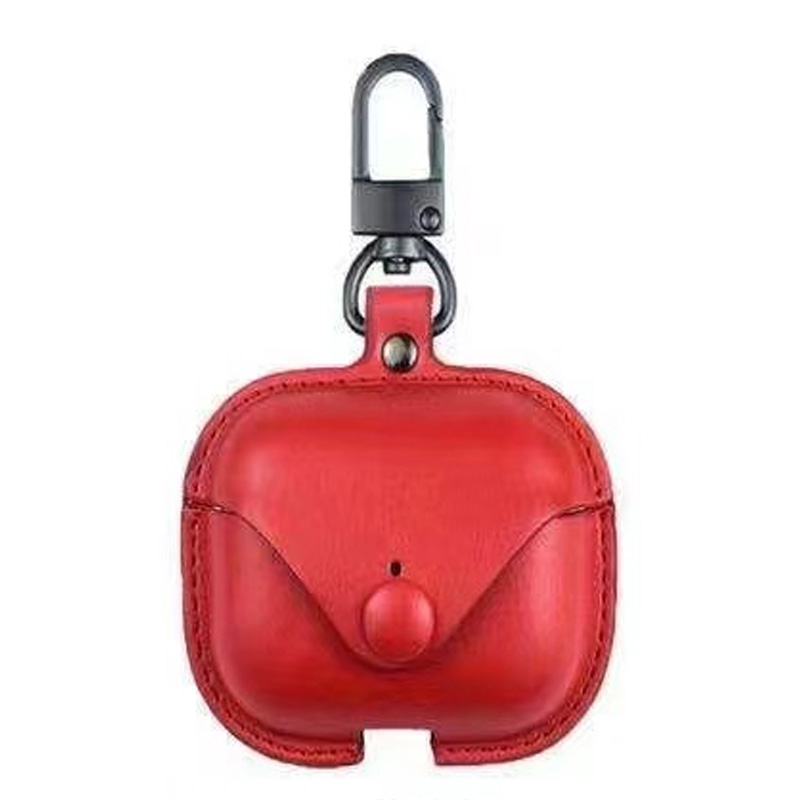 Leather Bag Case for AirPods (3rd Gen) - Red