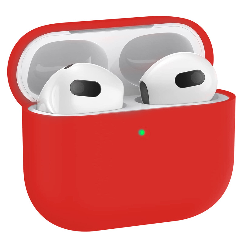 Premium Silicone Case for AirPods (3rd Gen) - Red