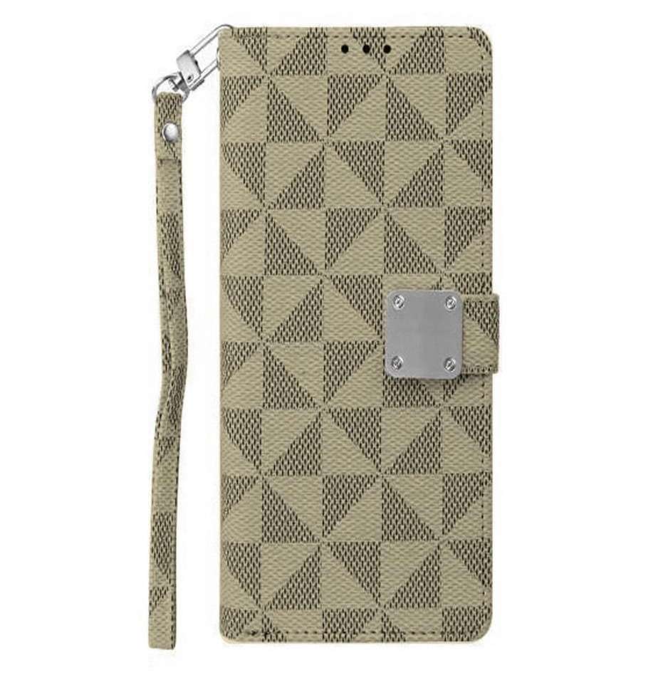 Triangle Wallet Case for iPhone 16e / 14 / 13 - Yellow
