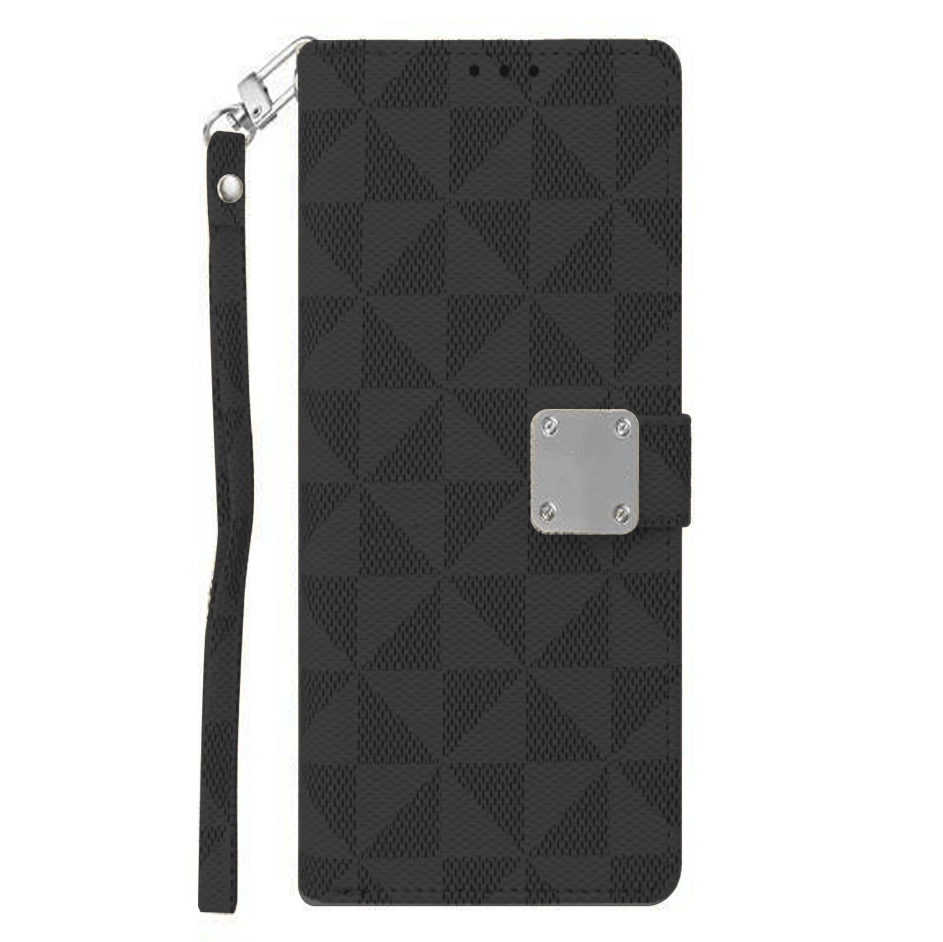 Triangle Wallet Case for iPhone 14 Plus - Black
