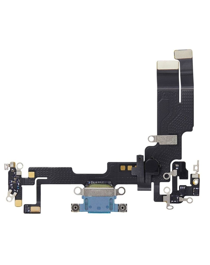 Charging Port Flex Cable For iPhone 14 (Premium) (Blue)