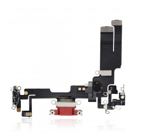 Charging Port Flex Cable for iPhone 14 (Premium) (Red)