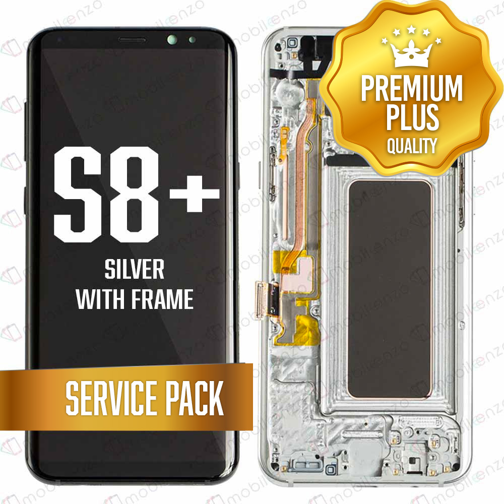 OLED Assembly for Samsung Galaxy S8 Plus With Frame - Silver (Service Pack)