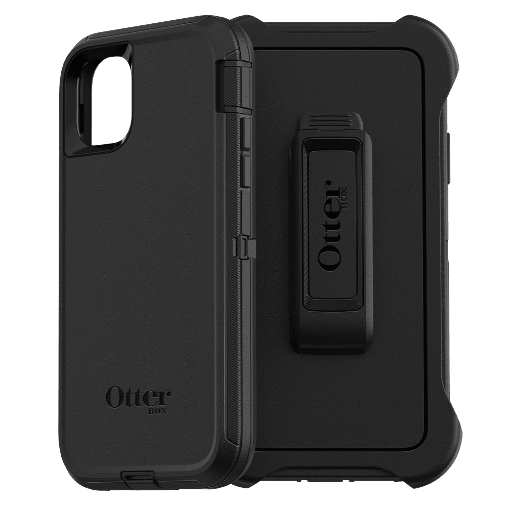 Otterbox - Defender Case For Apple Iphone 11 - Black
