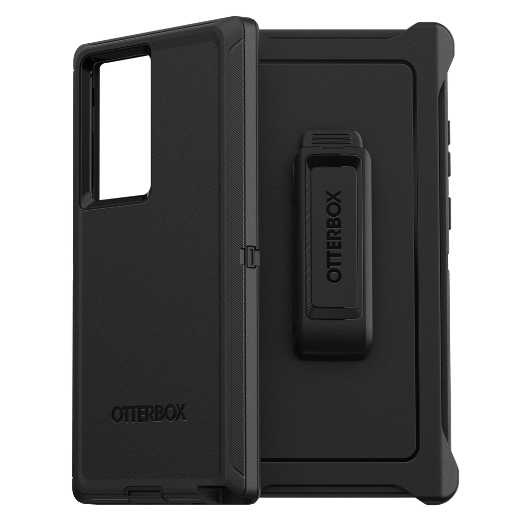 Otterbox - Defender Case For Samsung Galaxy S22 Ultra  - Black