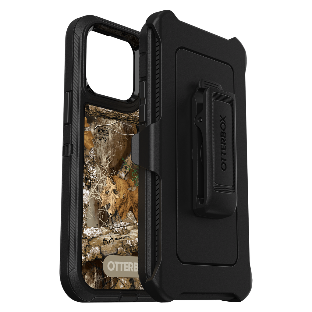 Otterbox - Defender Case For Apple Iphone 14 Pro Max  - Realtree Edge Black