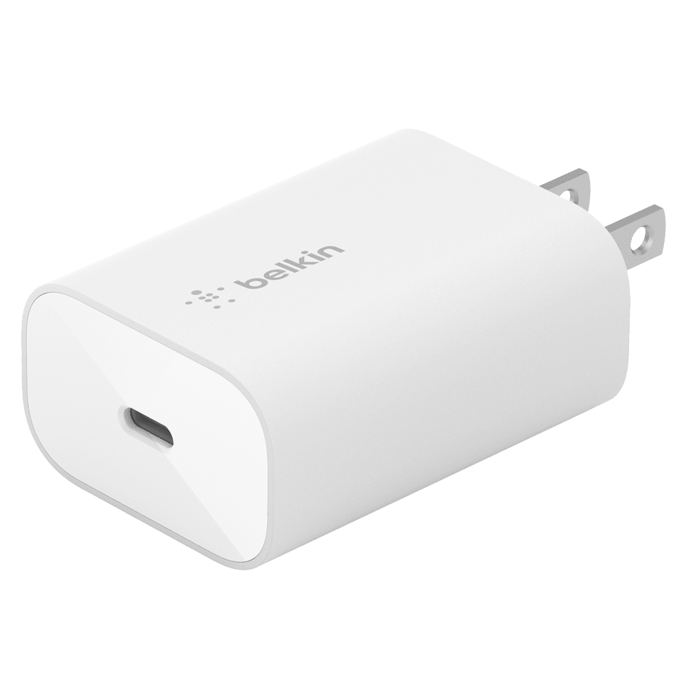 Belkin - Boost Charge 25w Usb C Pd Pps Wall Charger - White