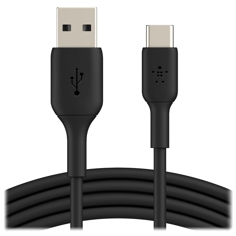 Belkin - Boost Up Charge Usb A To Usb C Cable 10ft - Black