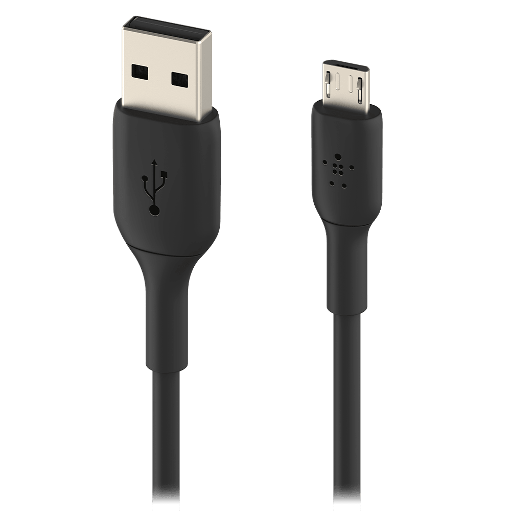 Belkin - Boost Up Charge Usb A To Micro Usb Cable 3ft - Black