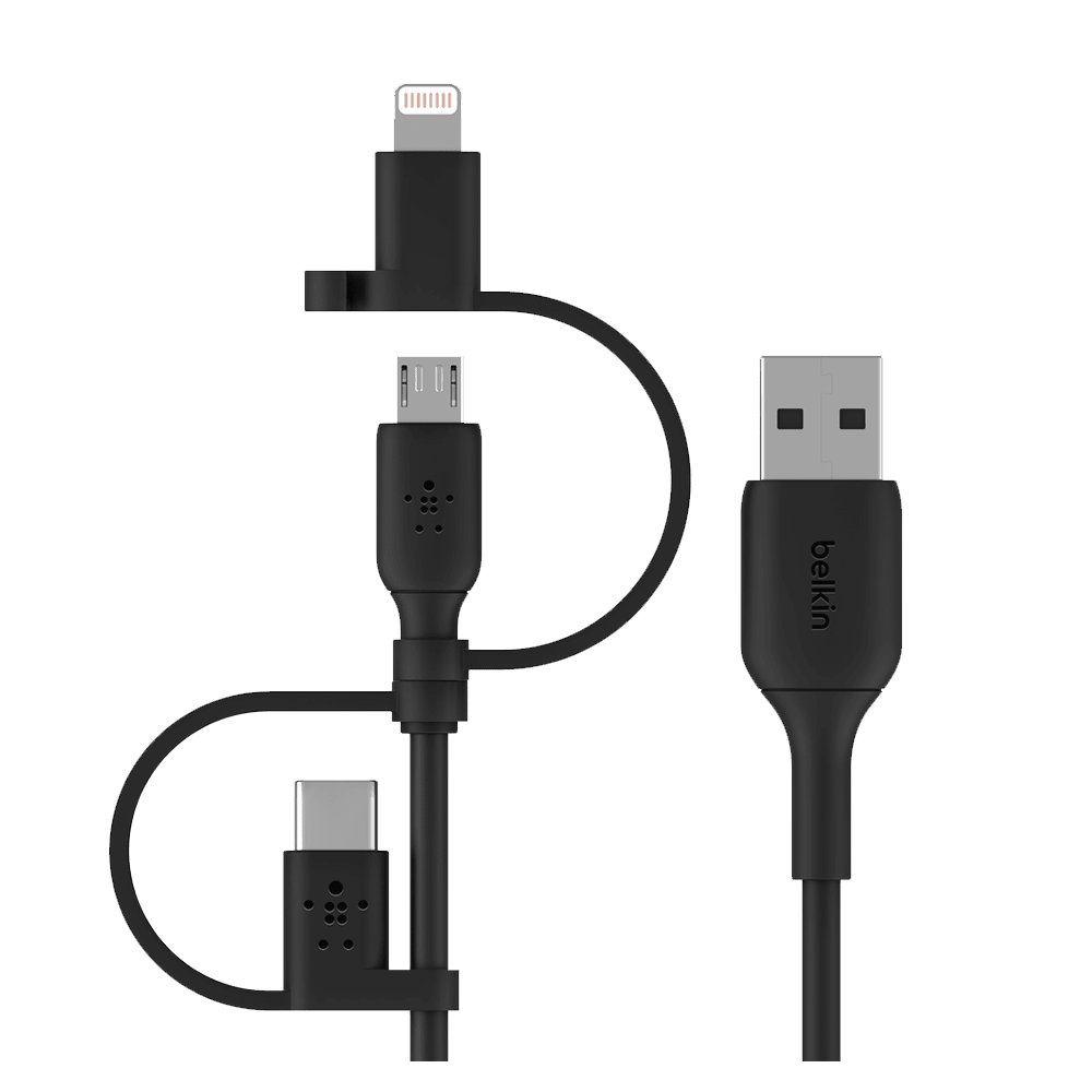 Belkin - Boost Charge Universal Cable 3ft - Black