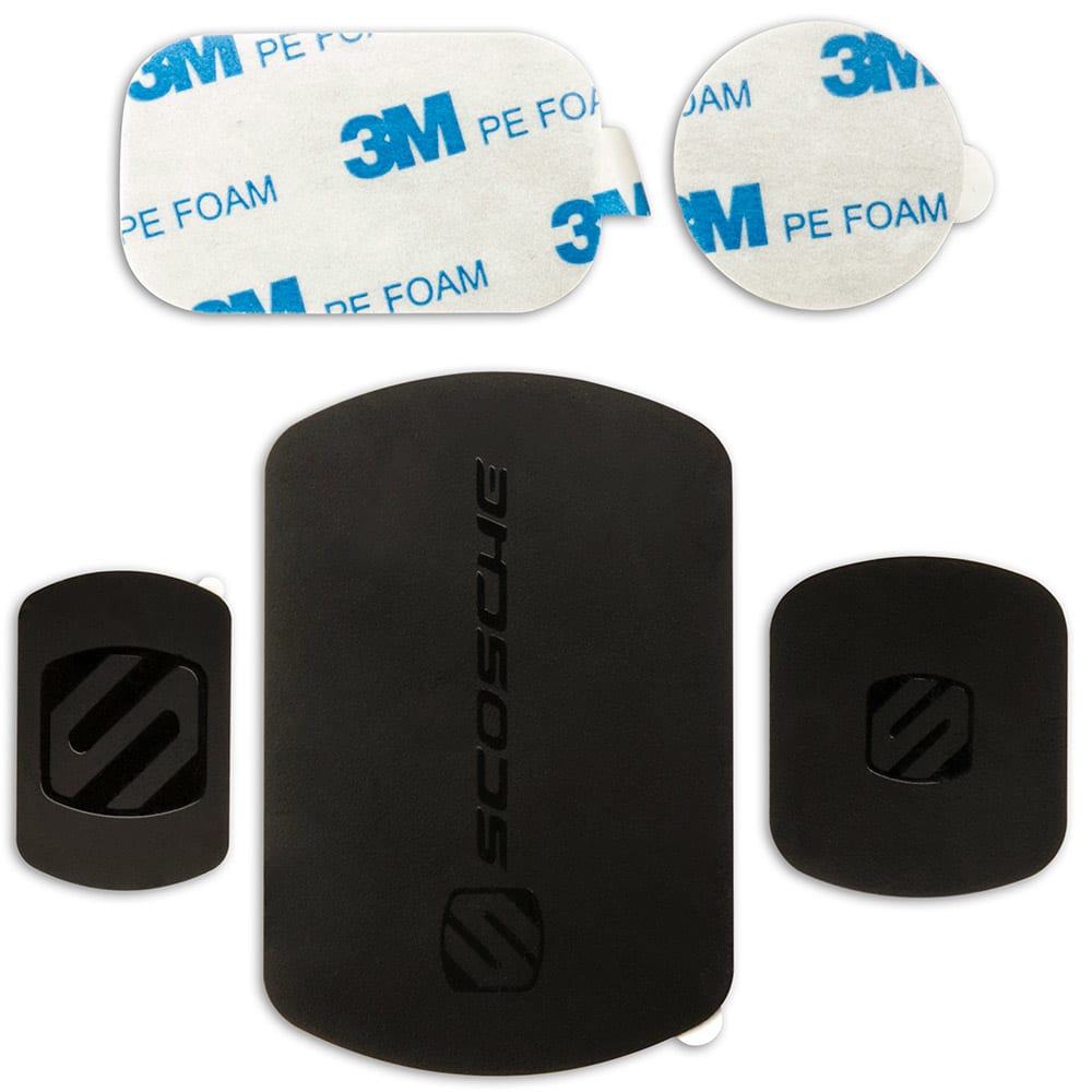 Scosche - Magicmount Replacement Magicplate Kit - Black